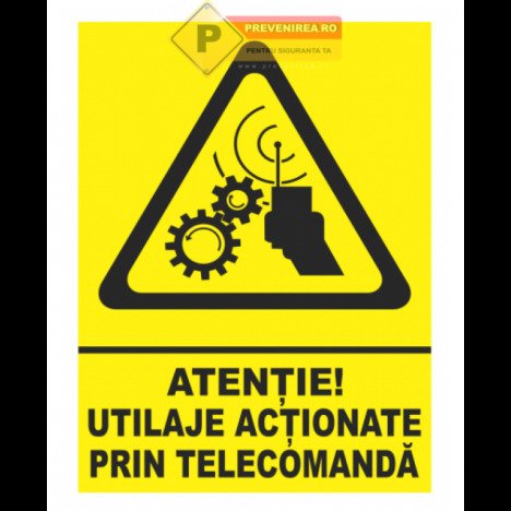 Indicator pentru utilaj cu telecomanda